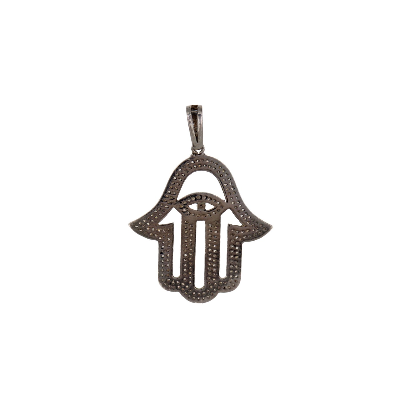Hamsa Charm Pendant Silver