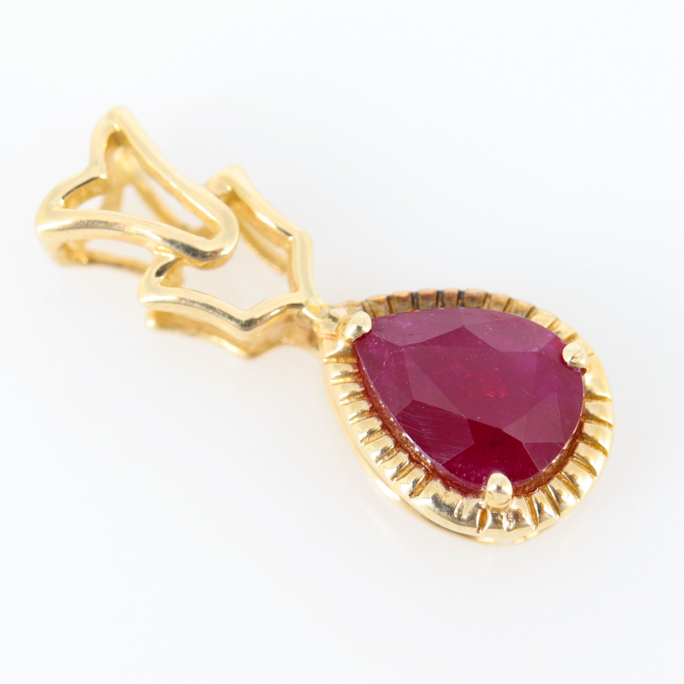 Ruby Necklace 14K Gold