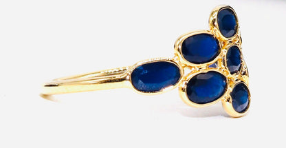 Blue Sapphire Ring 18K Gold