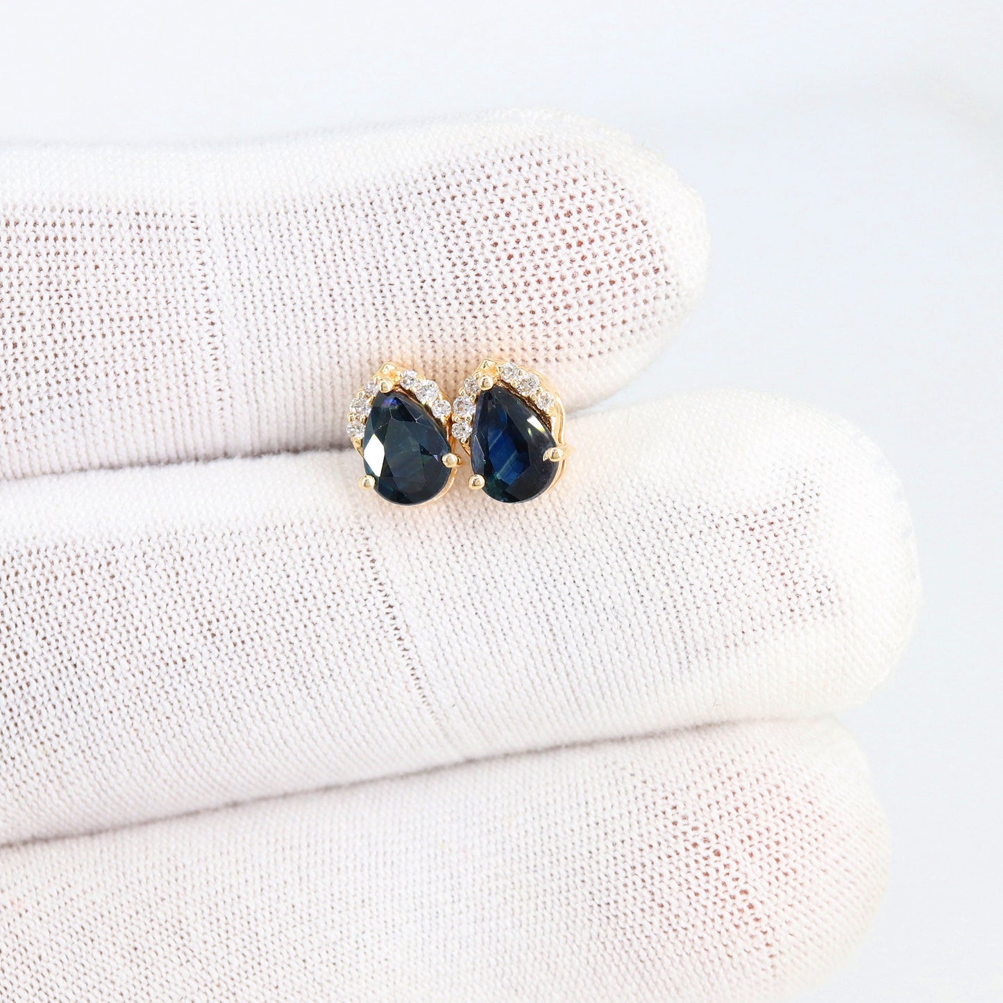 Sapphire Earring 14K Gold