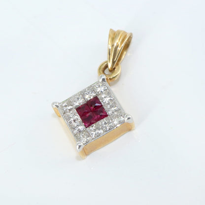Ruby Pendant 18K Gold