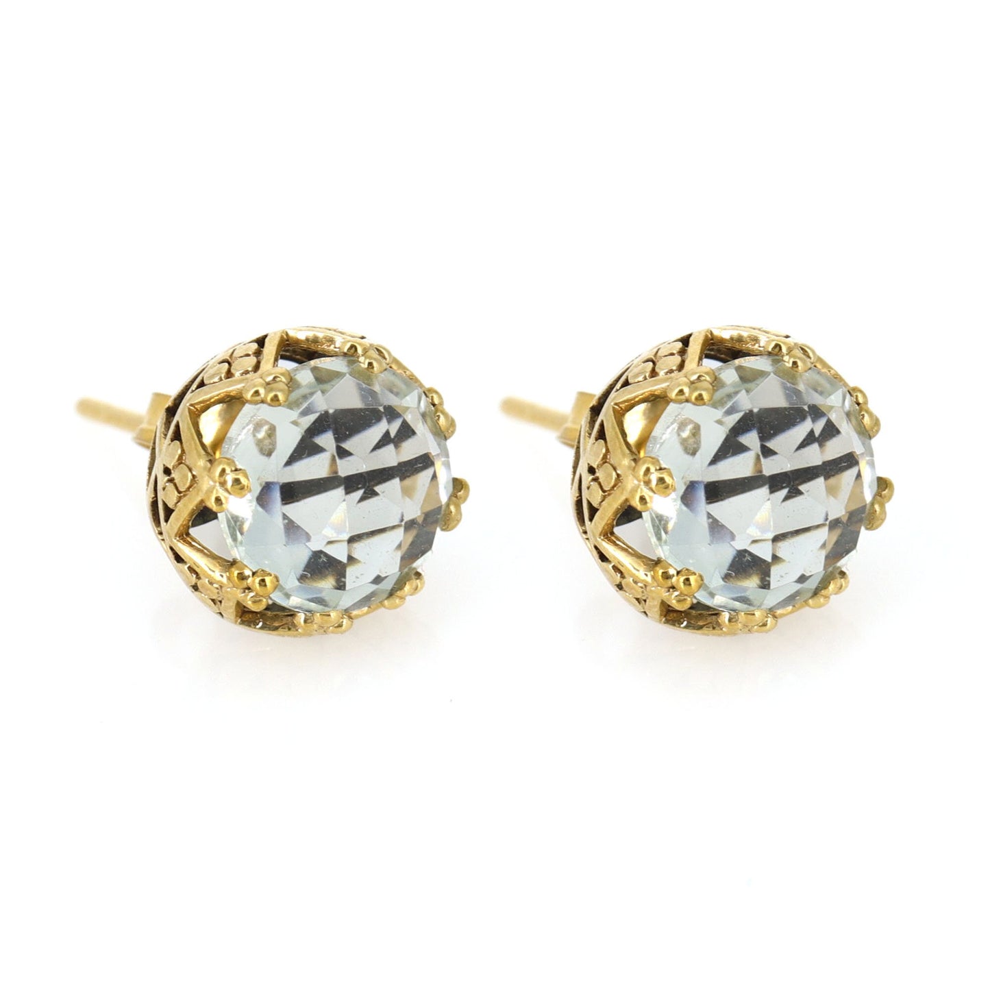 Vintage February Earring Gold