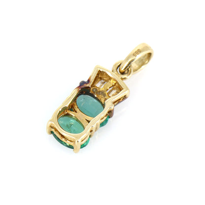 Emerald Pendant 14K Gold