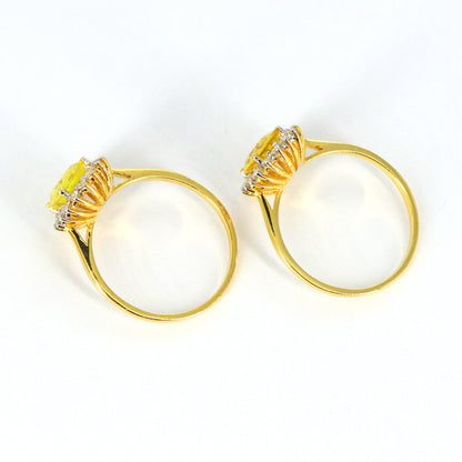 Statement Cluster Ring 14K Gold