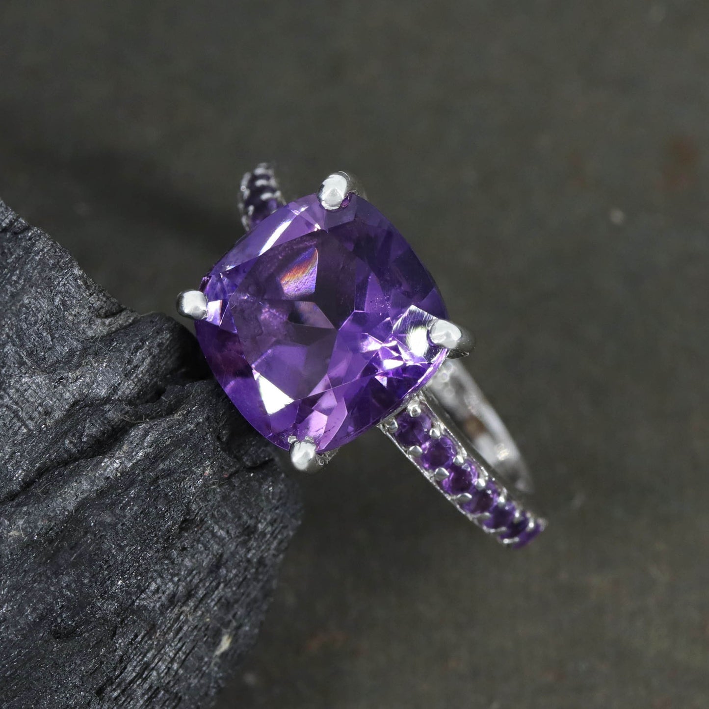 Amethyst Ring Silver
