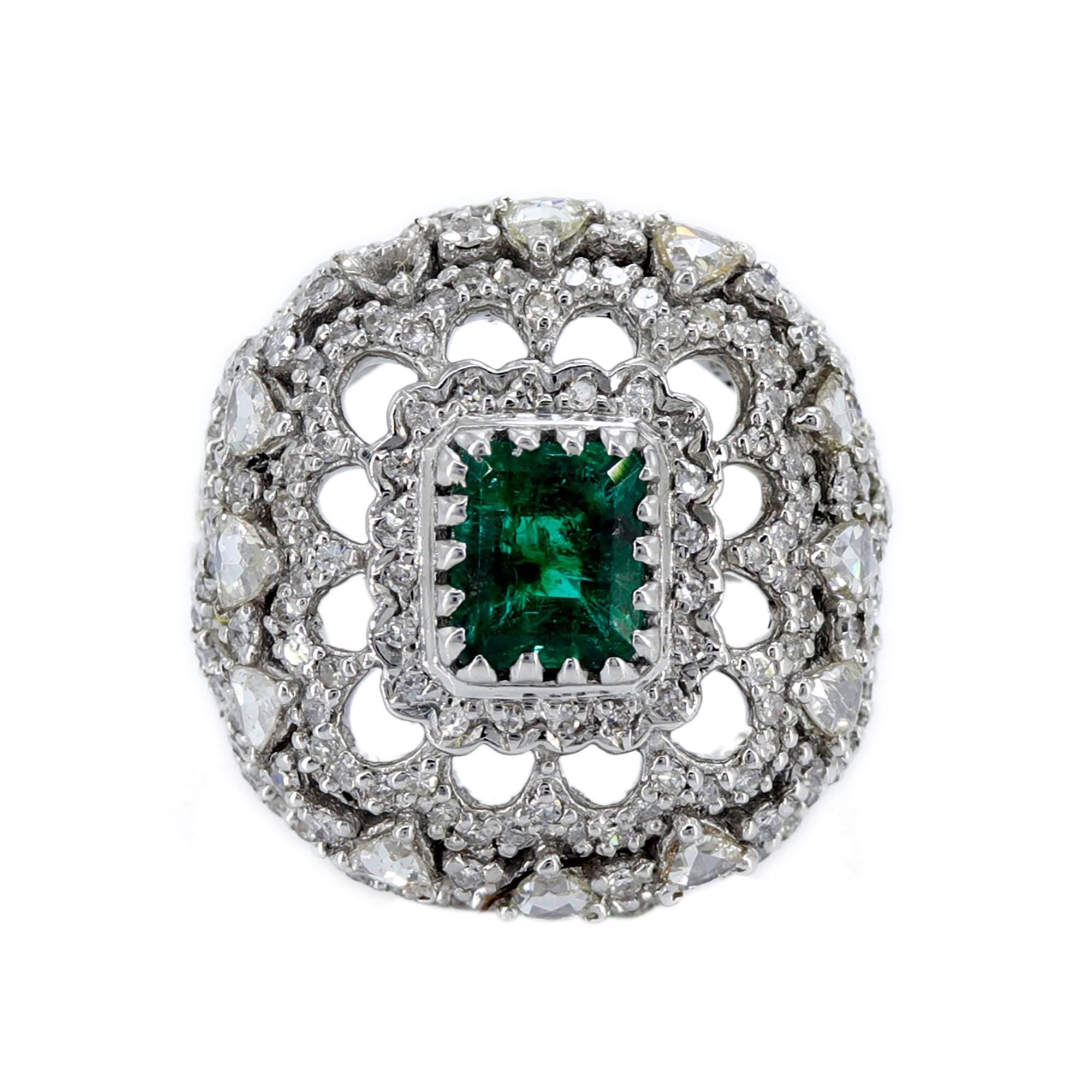 Beautiful Elegant Piece Jewelry—an Engagement Ring 14K Gold