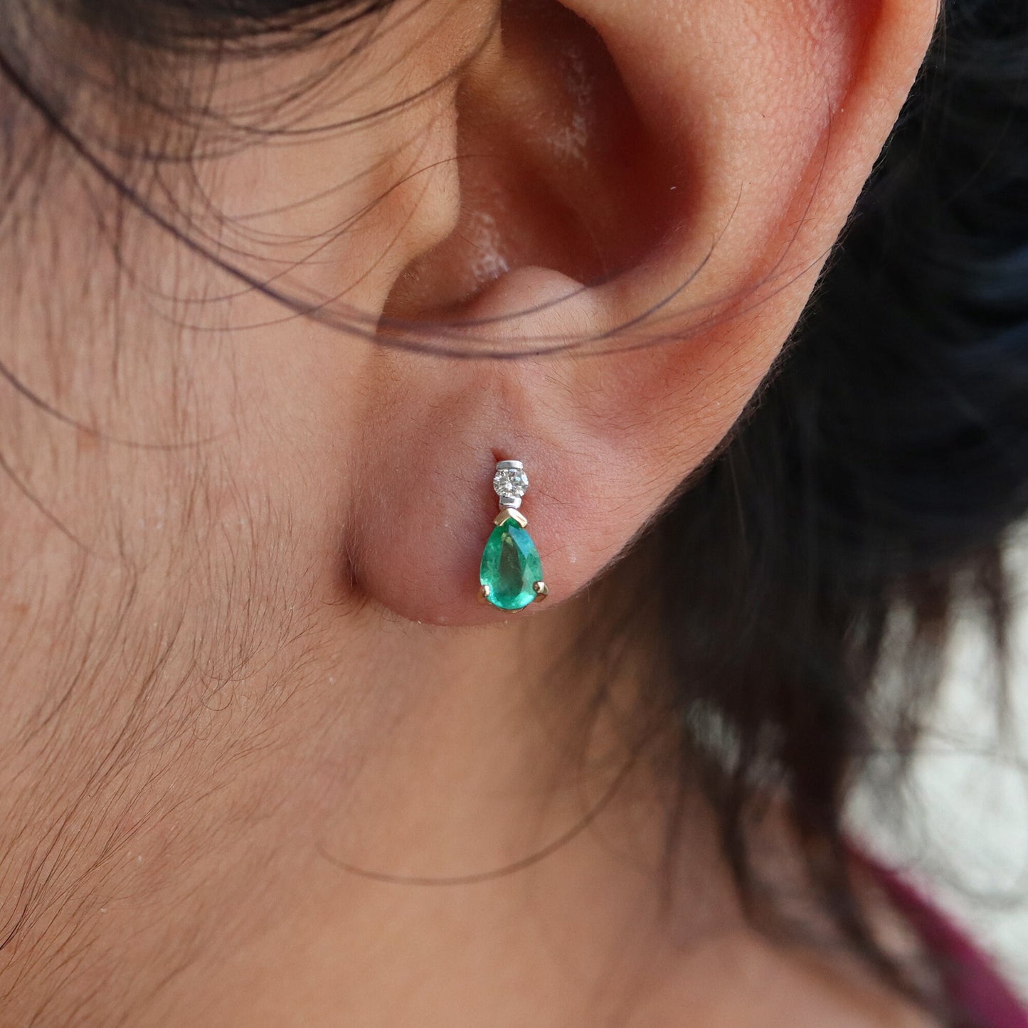 Yellow Earring 14K Gold