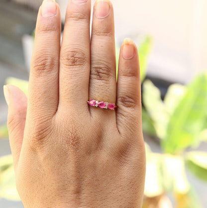 Yellow Beautiful Handcrafted Ring 14K Gold