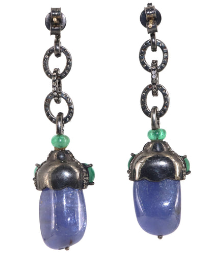Exclusively Designed Vintage Replica Victorian Earring Gold