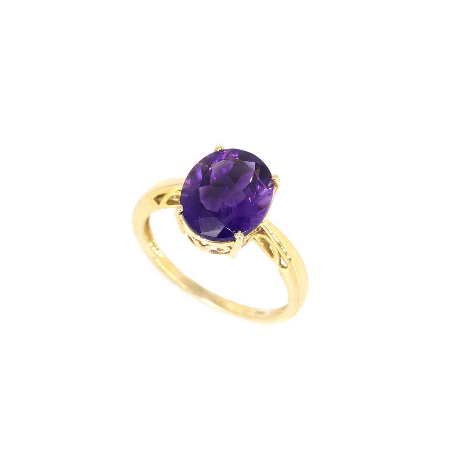 Amethyst Ring 14K Gold