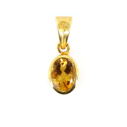 Yellow Jewellery Citrine November Jewelry Citrine Necklace 14K Gold