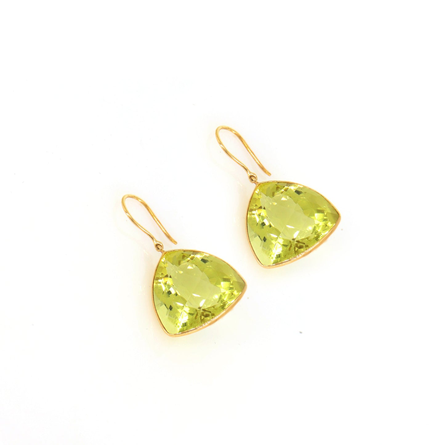 Lemon Topaz Earring 18K Gold