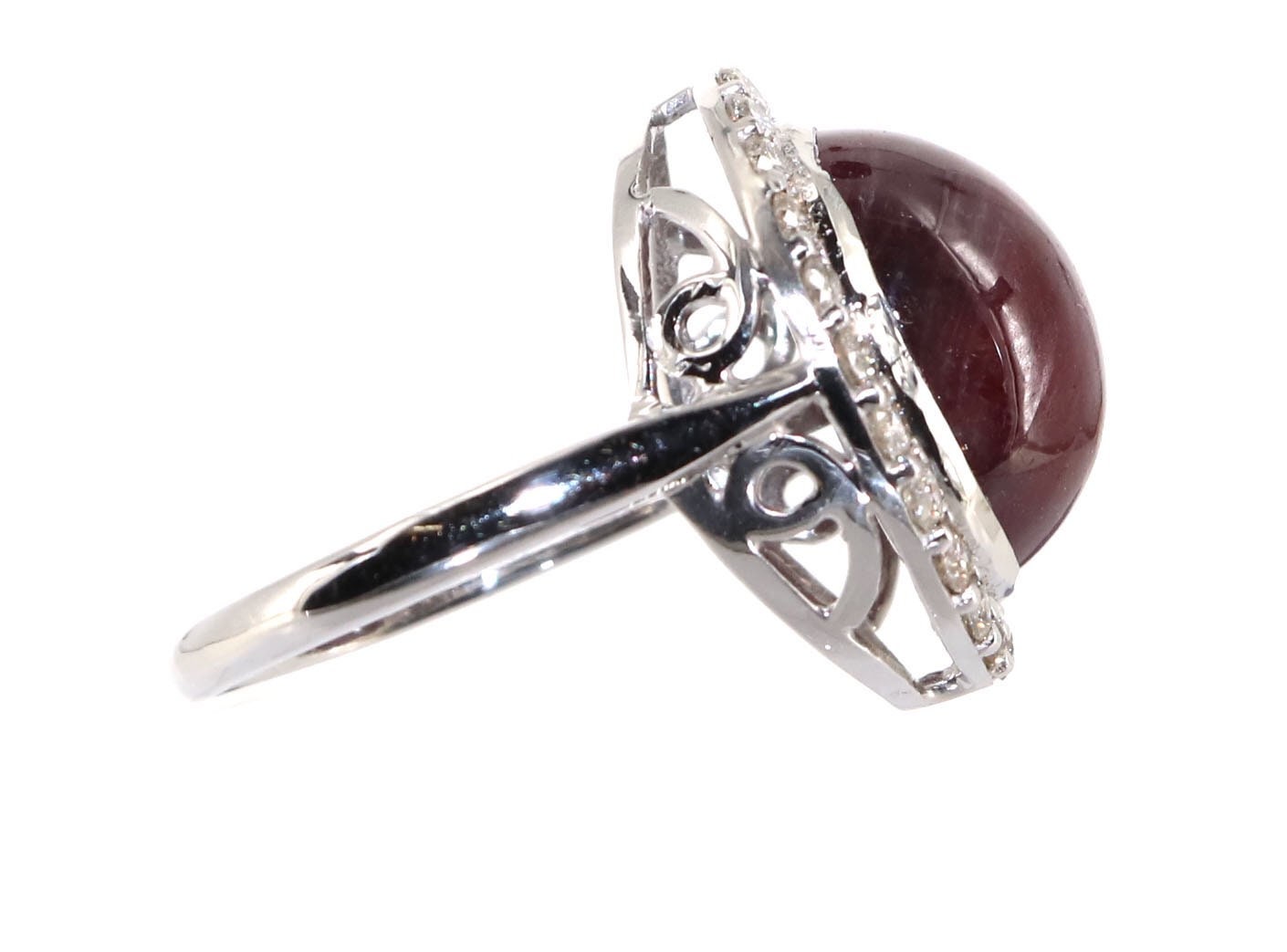 White Ring 14K Gold