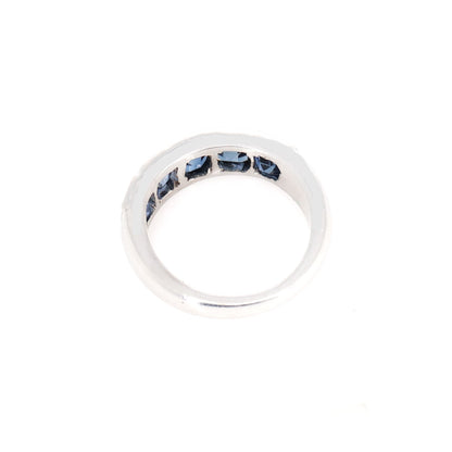 White Sapphire Ring 18K Gold