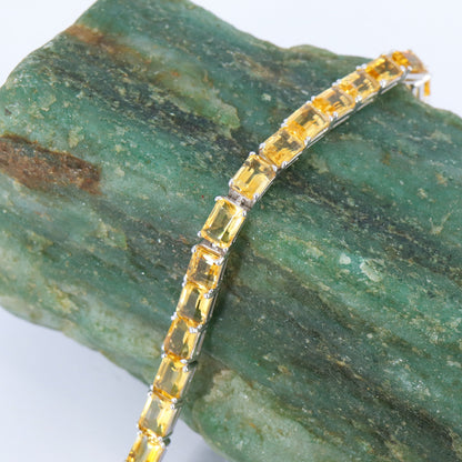 Citrine Bracelet Silver