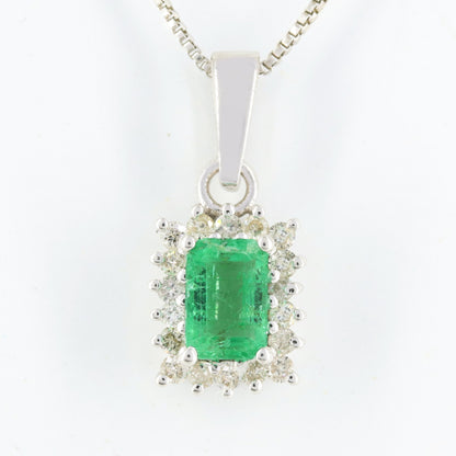 Genuine Blue Sapphire Pendant Silver