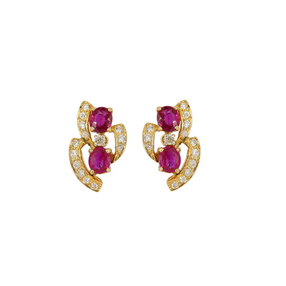 New Style Earring 18K Gold