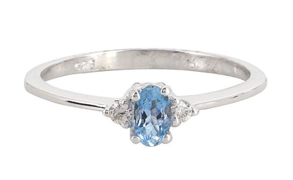 White Ring 14K Gold