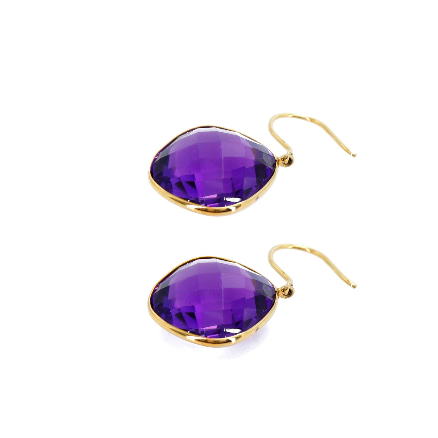 Amethyst Earring 18K