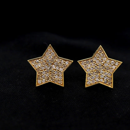 Star Studs Earring 14K Gold