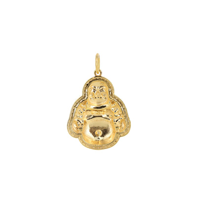 Buddha Charm 34X22.5Mm Size Buddha Pendant 14K Gold
