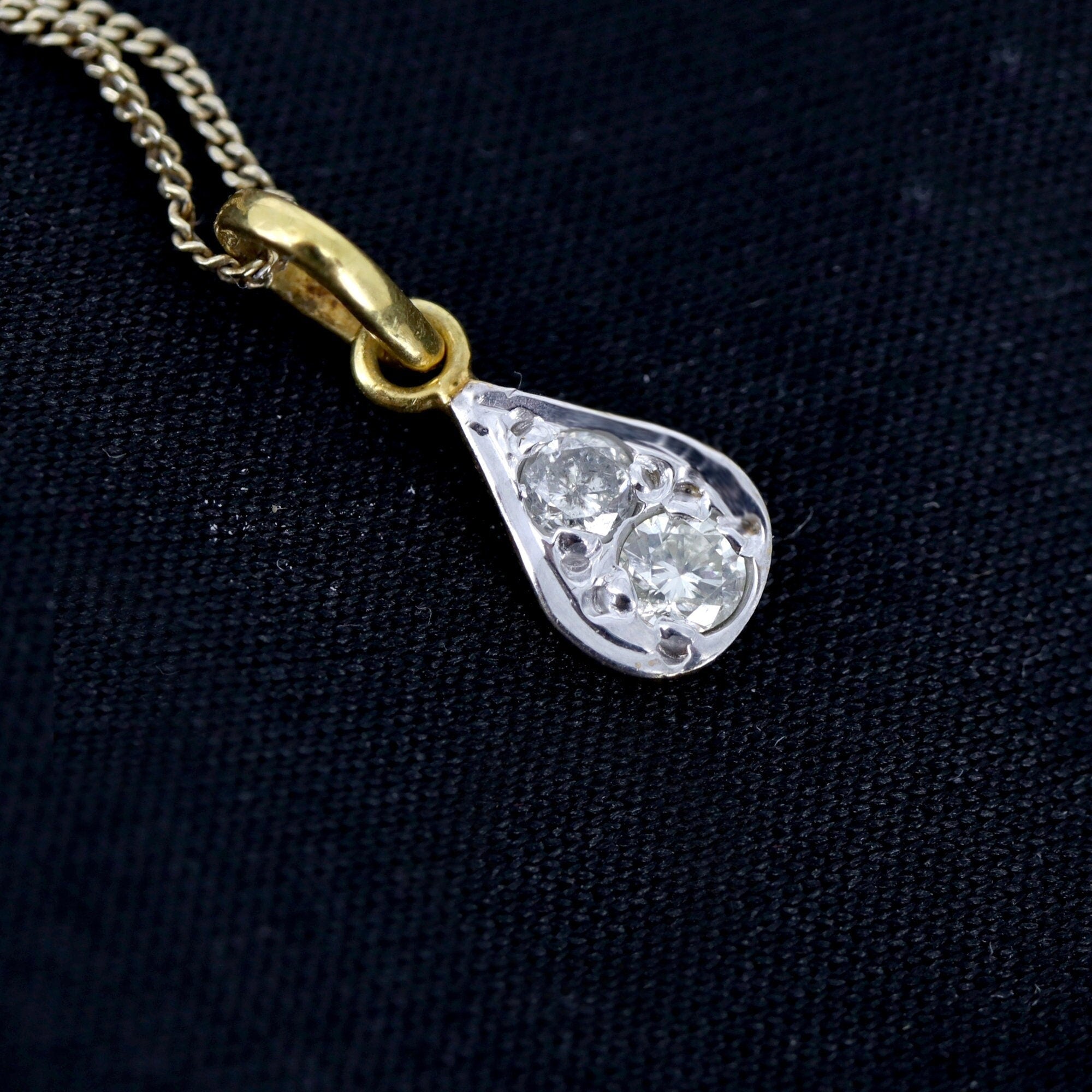 Pear Pendant 14K Gold