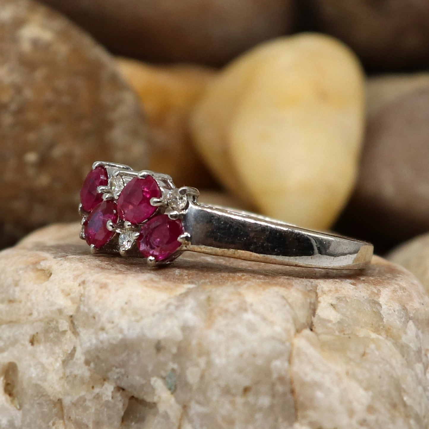 Ruby Ring Silver