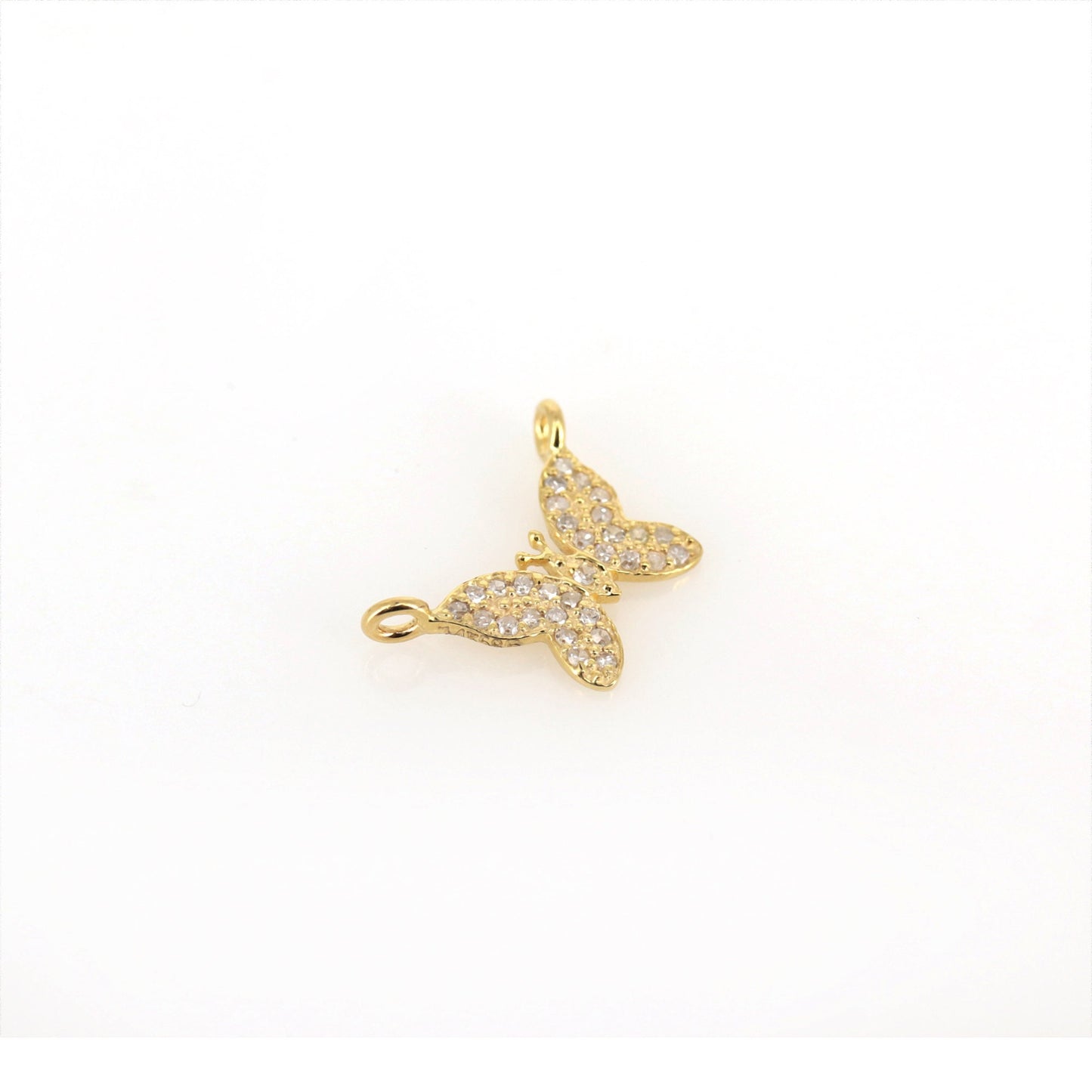 Butterfly Charm Tone Butterfly Link Charms Jewelry Making Supplies Bracelet 14K Gold