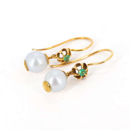 Gemstone Dangling Earring Gold