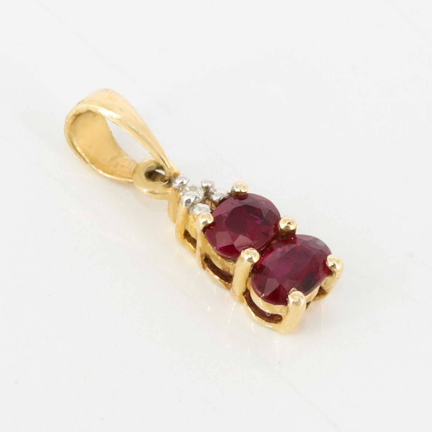 Minimalist Jewelry Ruby & Jewellery Ruby Pendant 14K Gold