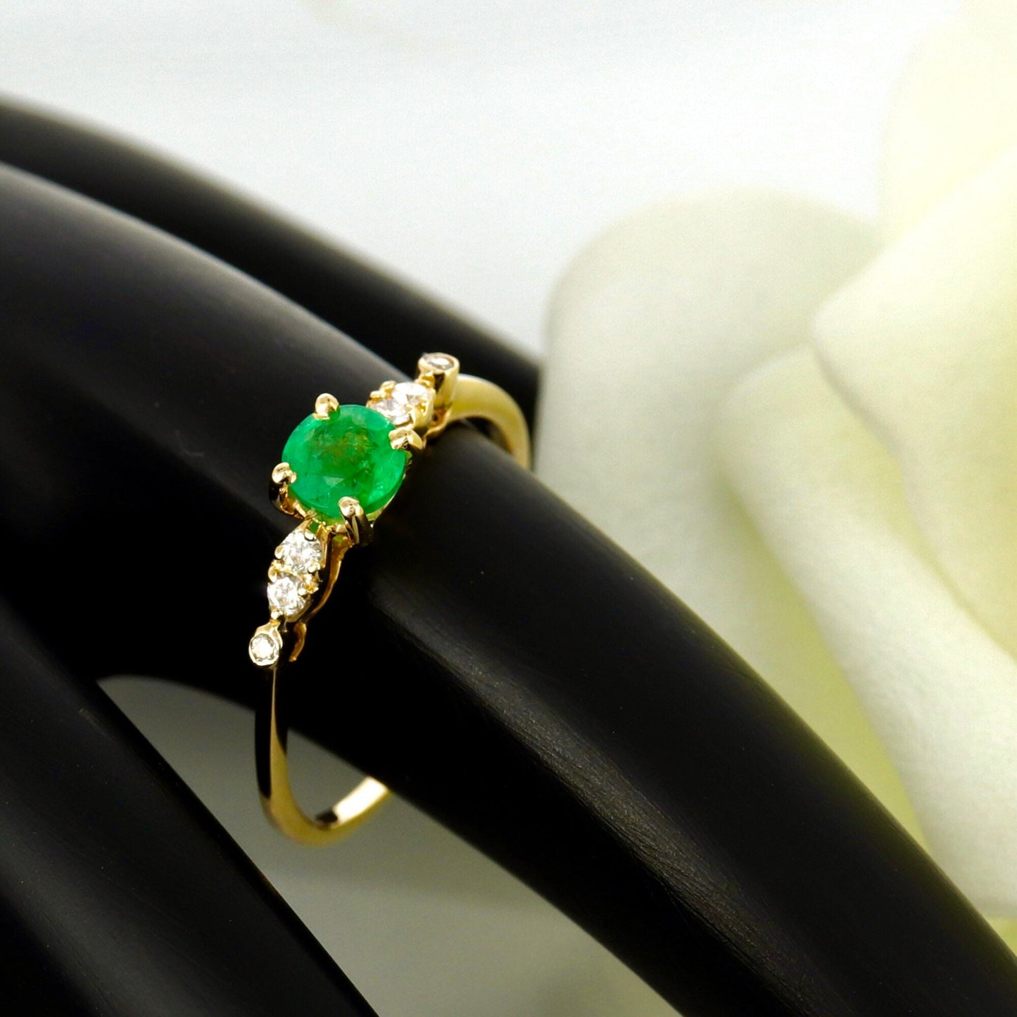 Emerald Ring 14K Gold