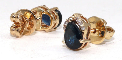 Sapphire Earring 14K Gold