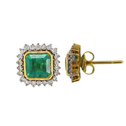 Cluster Earring 18K Gold