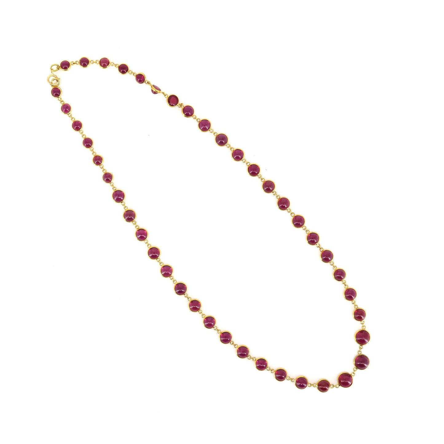 Ruby Necklace 18K Gold