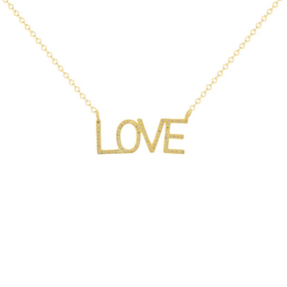 Love Letter Charm Pendant Silver
