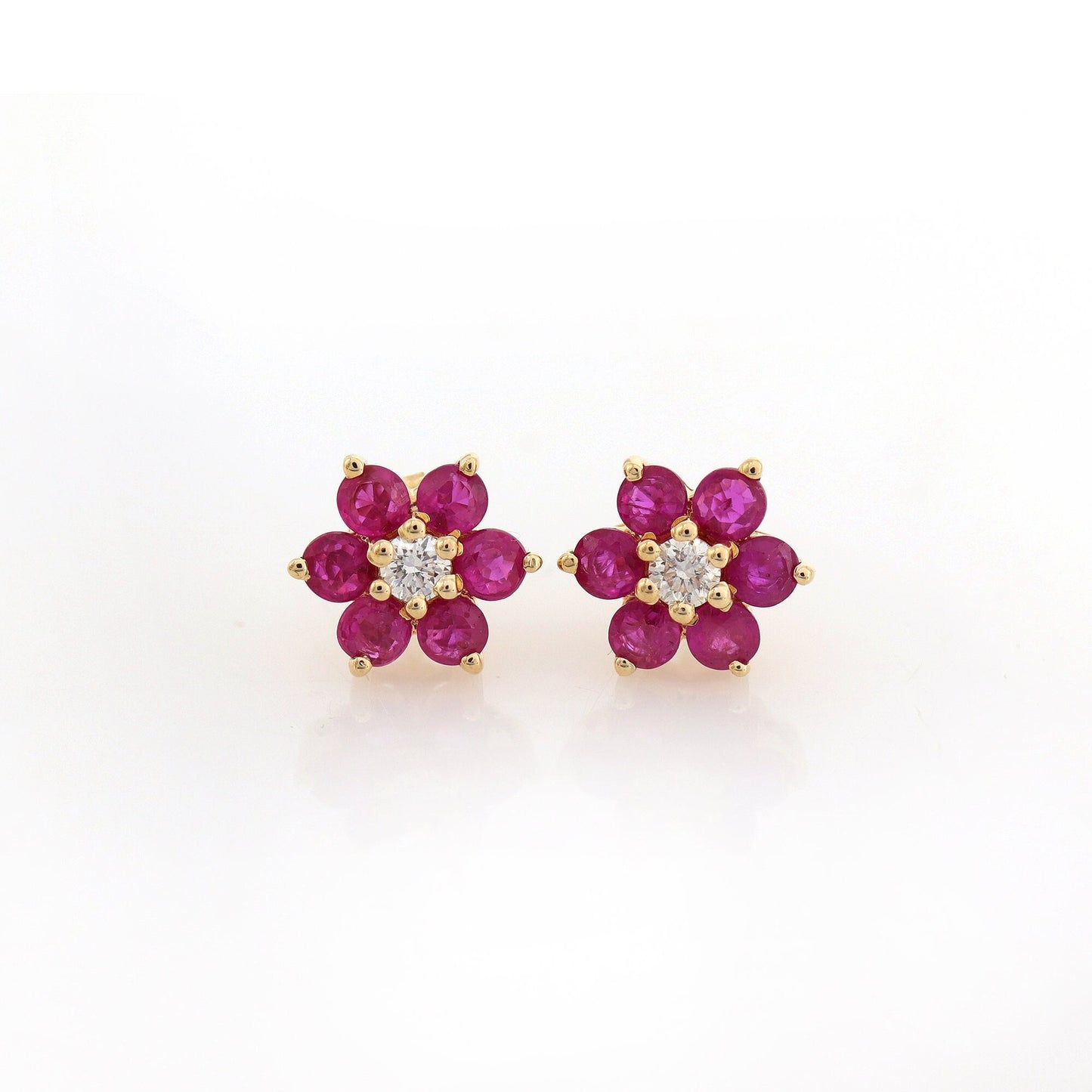 Ruby Earring 14K Gold