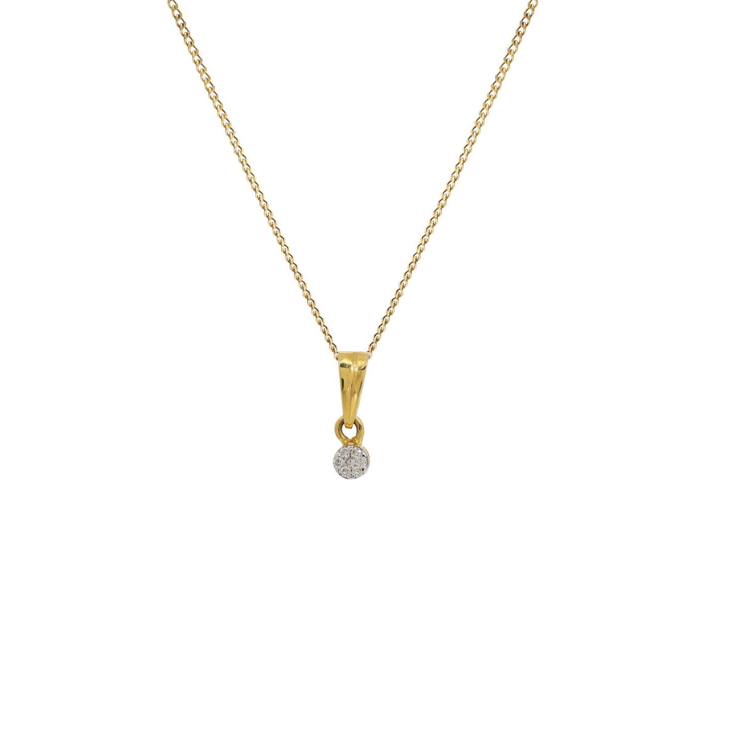 Illusion Pendant 18K Gold