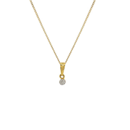 Illusion Pendant 18K Gold