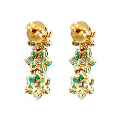 Emerald & Earring 14K Gold