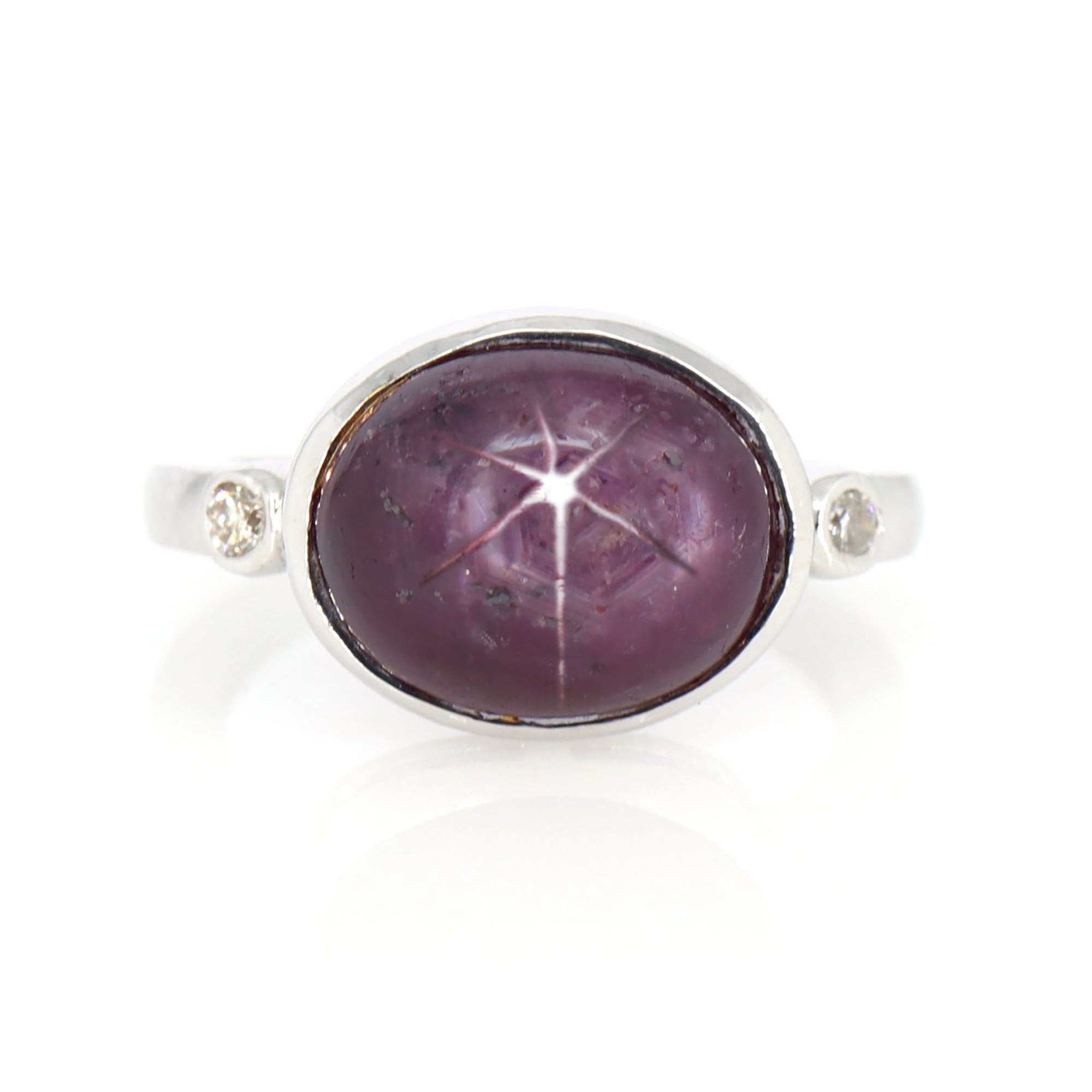 Star Ruby Ring 18K Gold