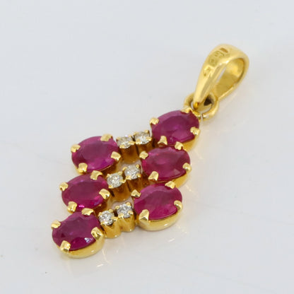 Ruby Pendant 18K Gold