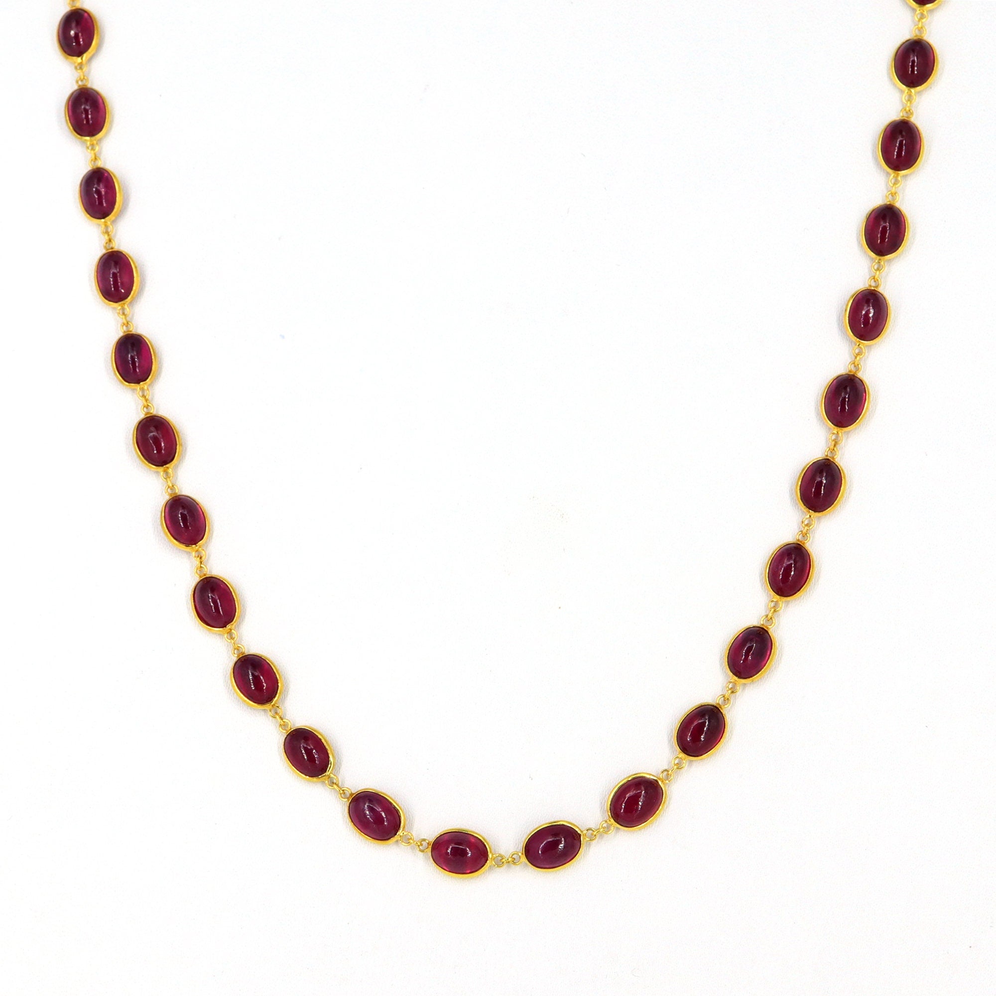 Ruby Necklace 18K Gold