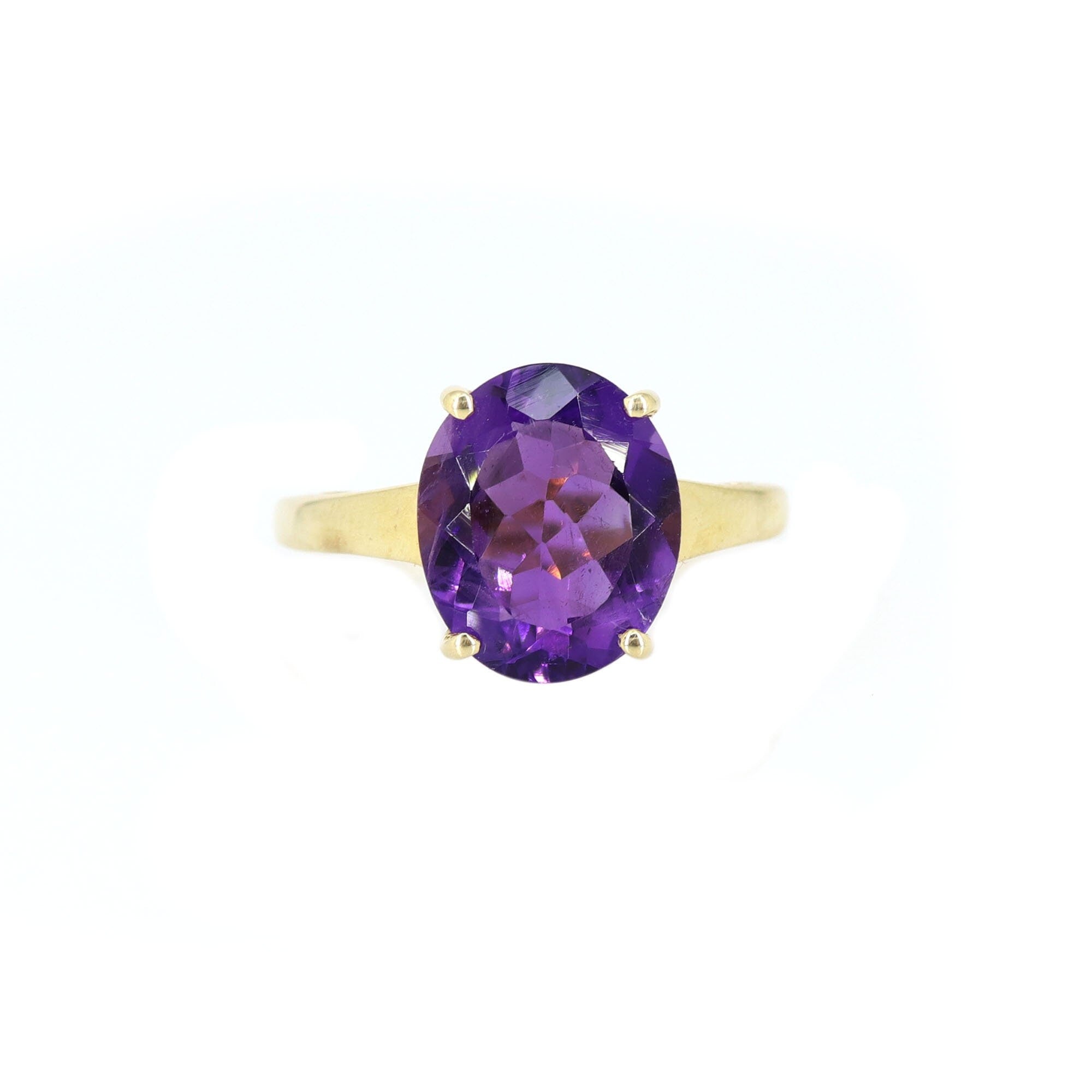 Amethyst Ring 14K Gold