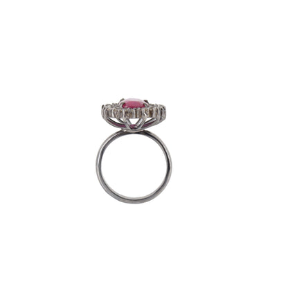 Ruby Ring Silver