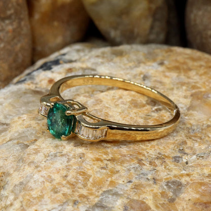Emerald Ring 14K Gold