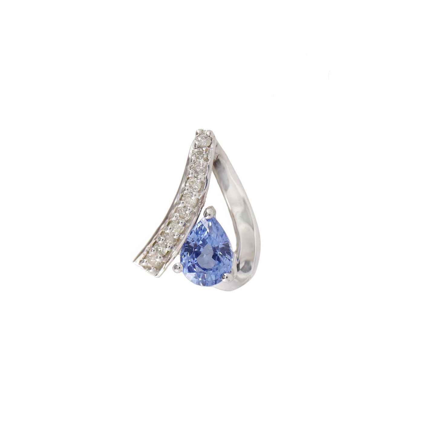 Blue Sapphire Necklace 14K Gold