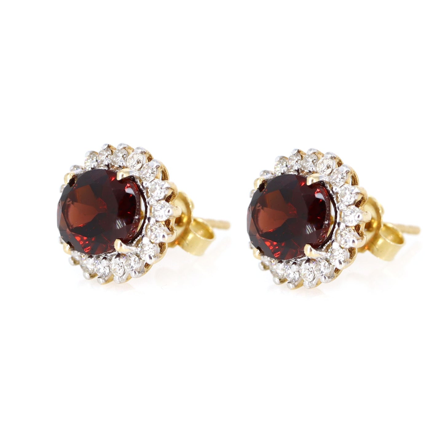 Yellow Garnet Earring 14K Gold