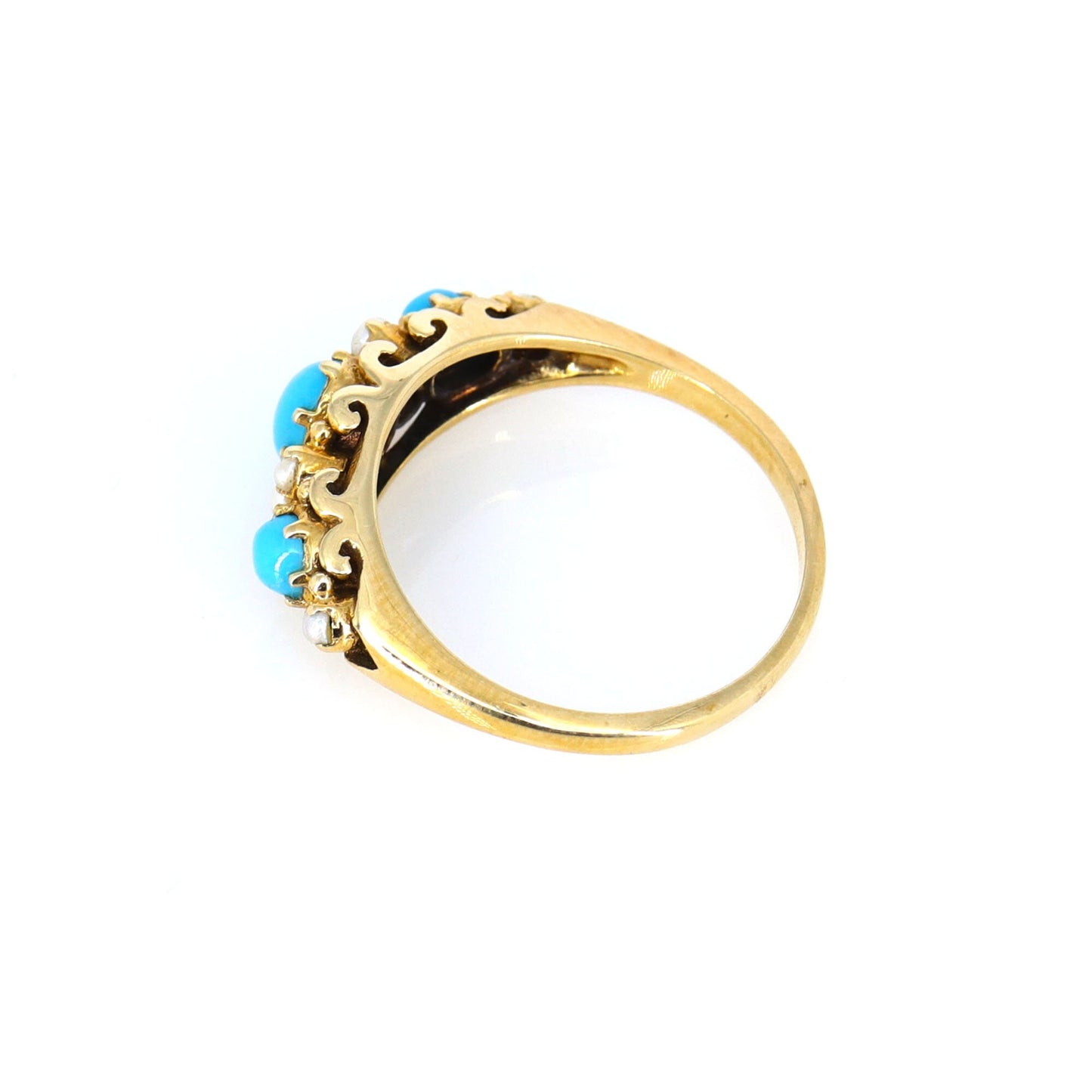 Antique Turquoise Ring Gold