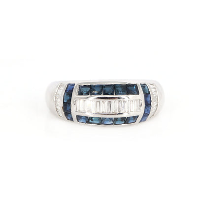 Sapphire Engagement Ring 14K Gold