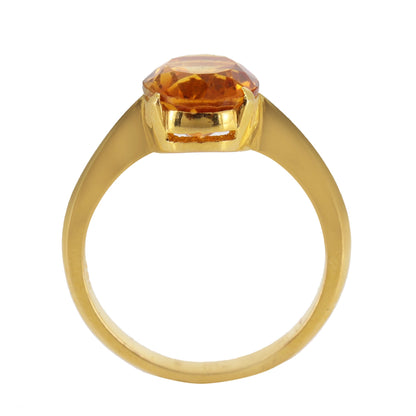 Citrine Ring 18K Gold